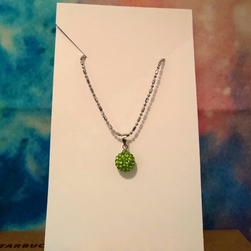 Matching Green and Silver Set